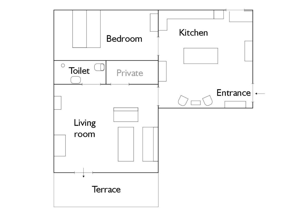 Rolso Retreat - The Apartment Knebel Bagian luar foto